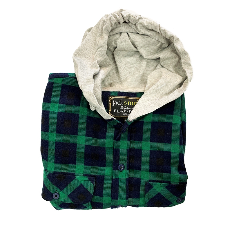 Flannelette Hooded Shirt by JACKSMITH - Picture 11 of 12