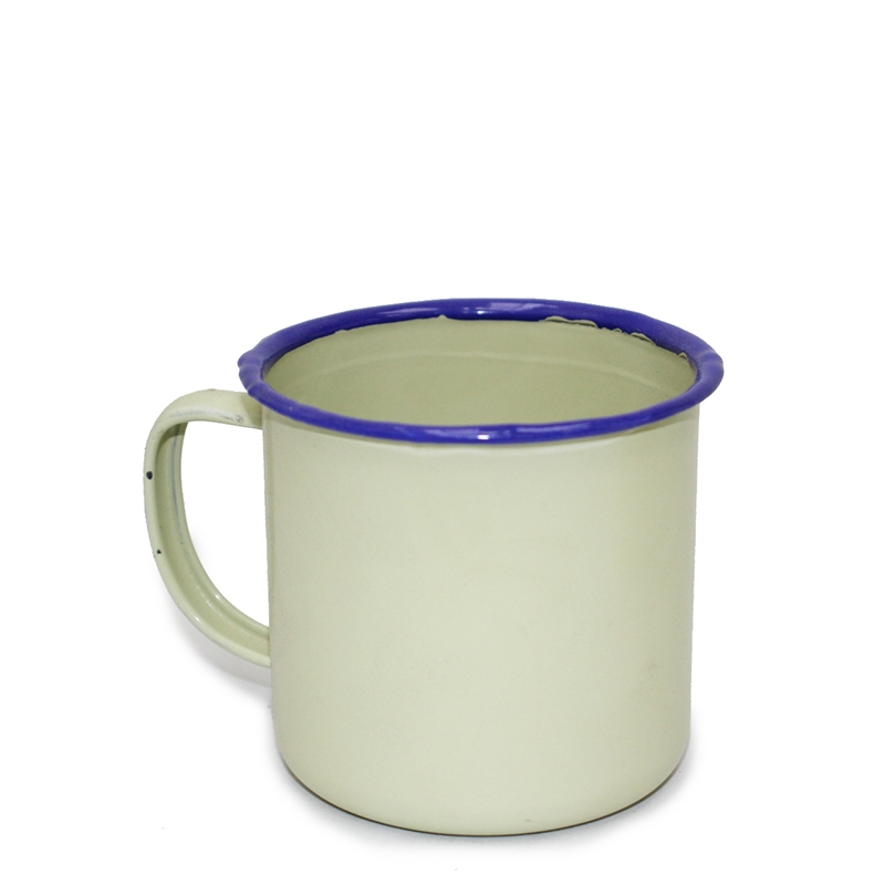 Vintage 9cm Mug with Pastel Enamel by OUTBOUND - Picture 4 of 4